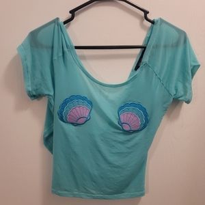 Mermaid Mesh crop top